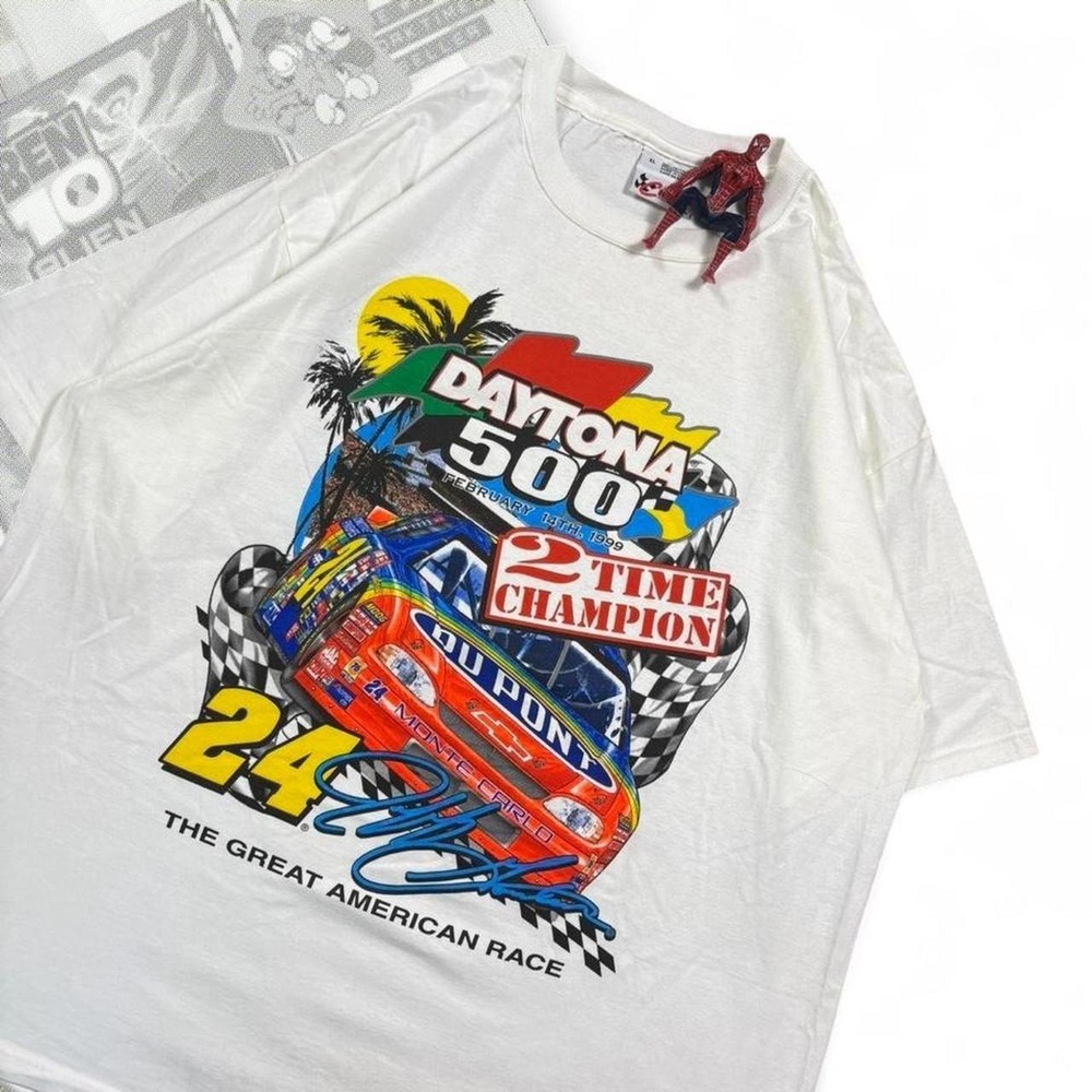 Vintage 90’s Chase Authentic’s Nascar Racing Jeff Gordon Daytona 500 Tee Shirt